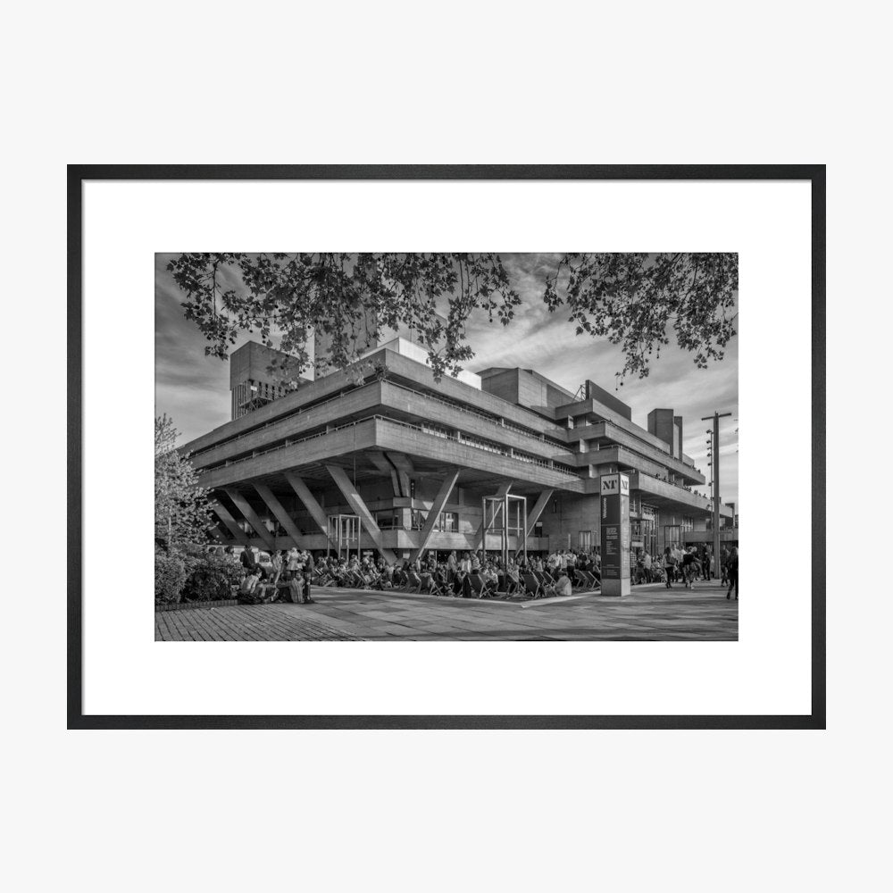 National Theatre Black and White Print
