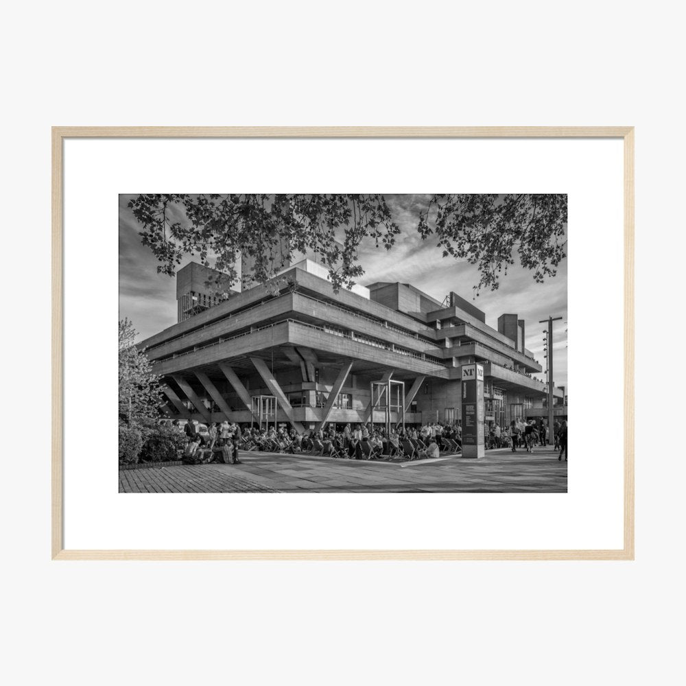 National Theatre Black and White Print
