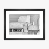 National Theatre Greyscale Print