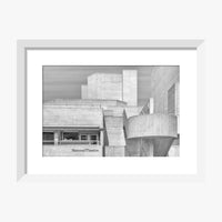 National Theatre Greyscale Print