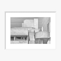 National Theatre Greyscale Print