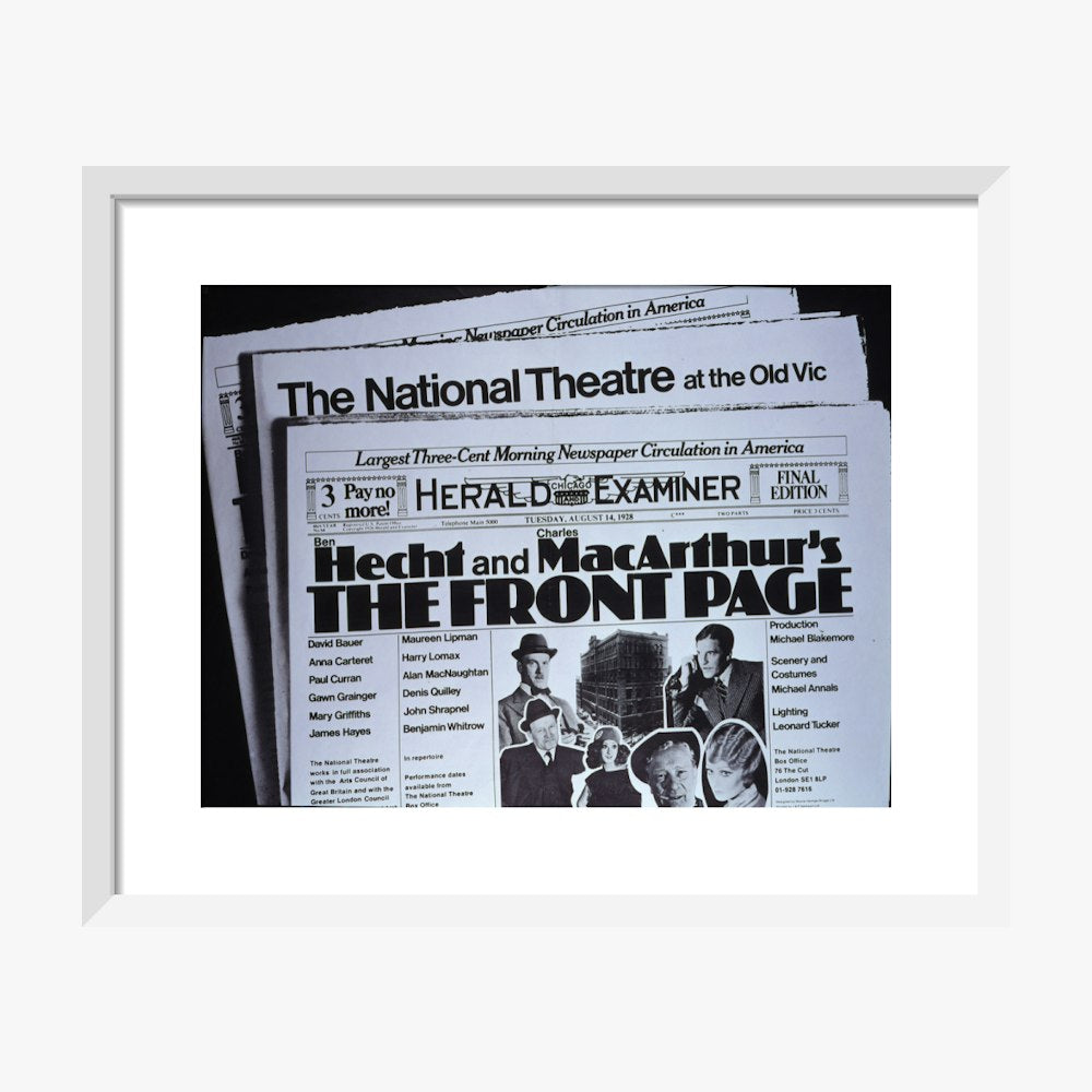 The Front Page 1972 Print