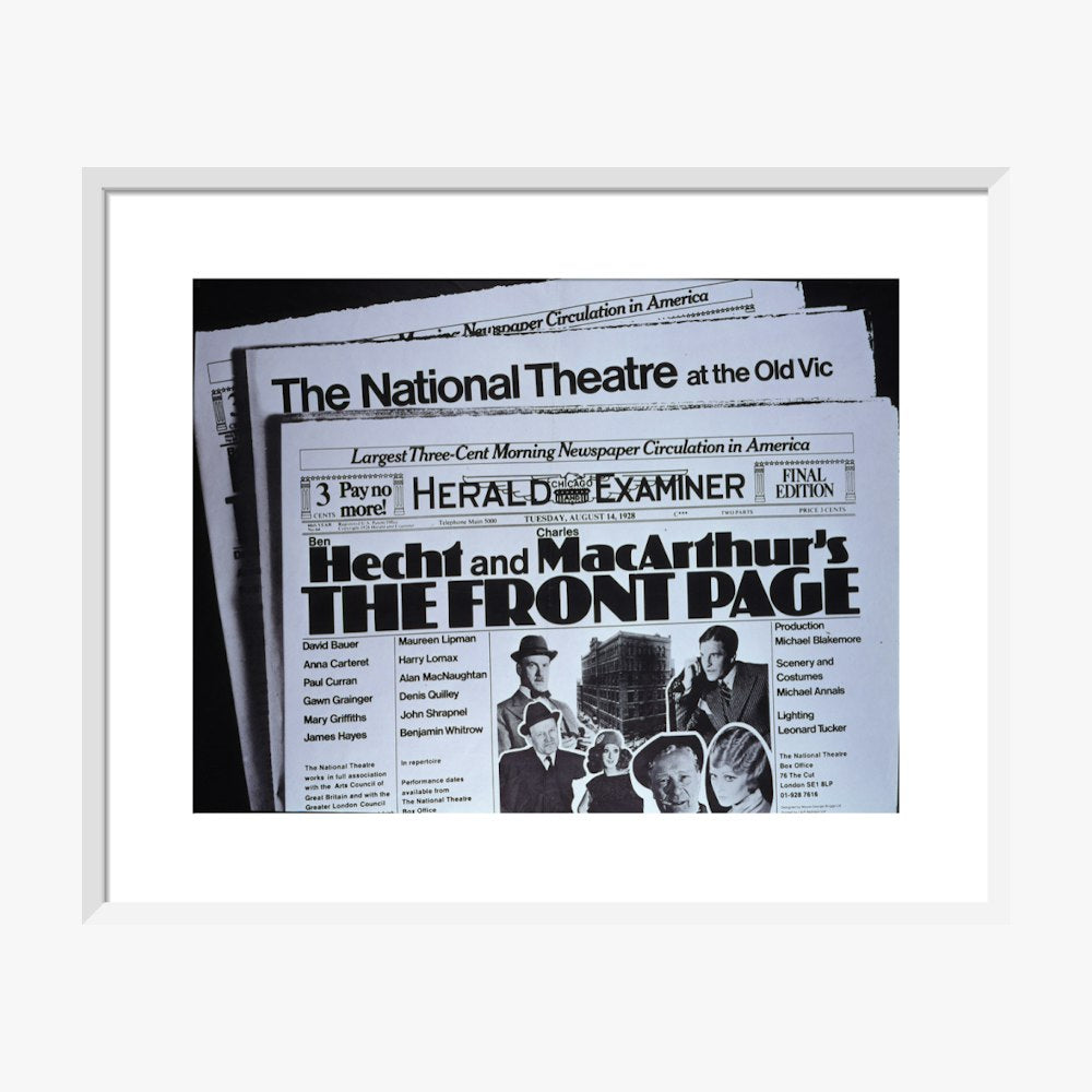 The Front Page 1972 Print