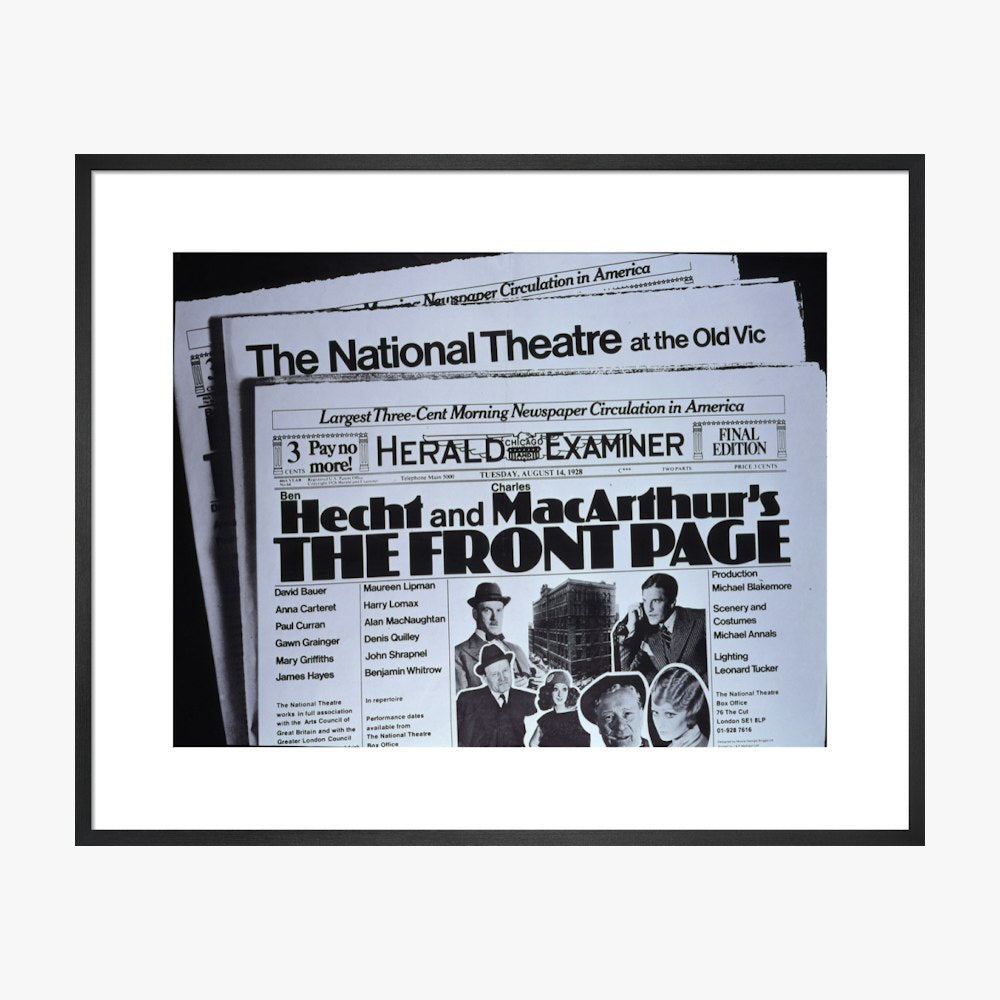 The Front Page 1972 Print