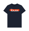 Navy Blue Printed T-shirt Front