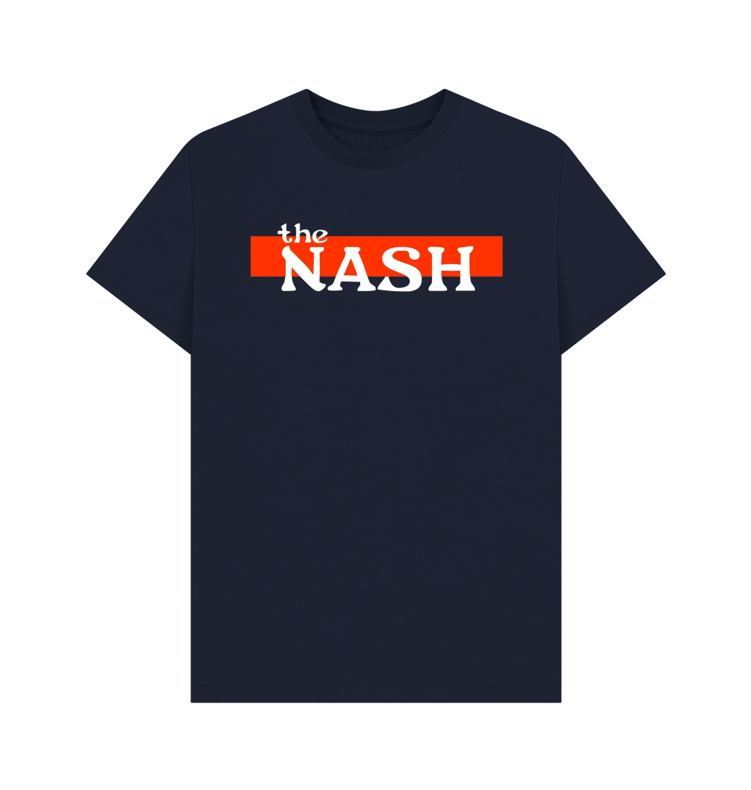 Navy Blue Printed T-shirt Front