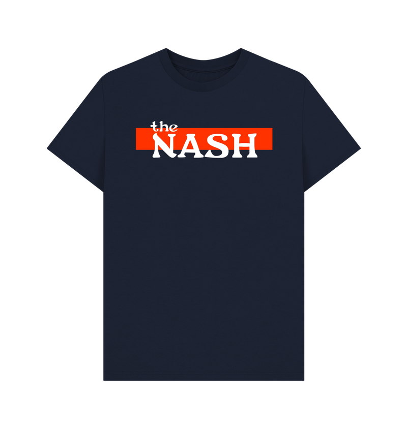 Navy Blue Printed T-shirt Front