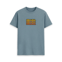 Stone Blue Printed T-shirt Front