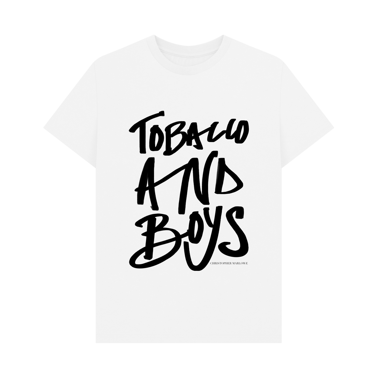 White Printed T-shirt Front