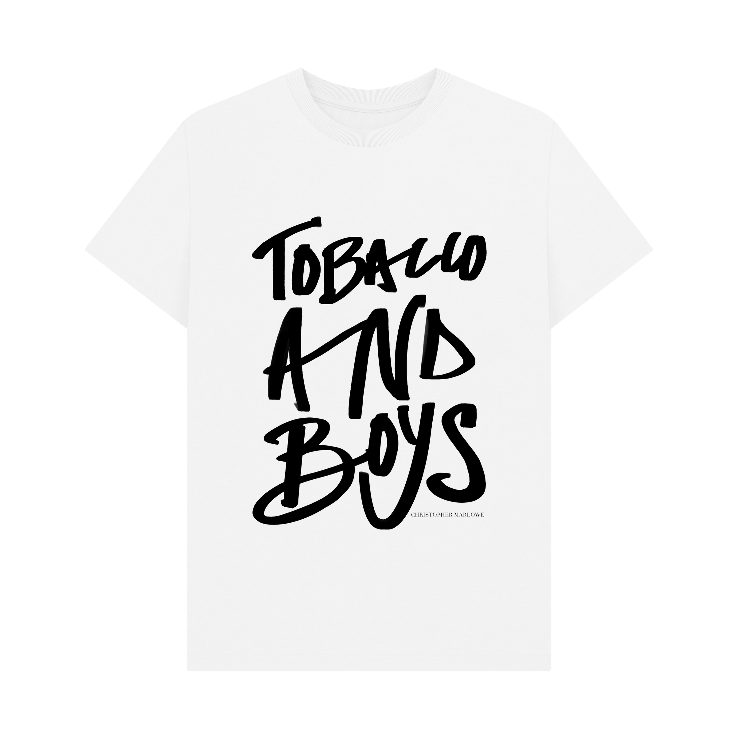 White Printed T-shirt Front