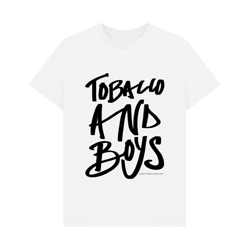 White Printed T-shirt Front