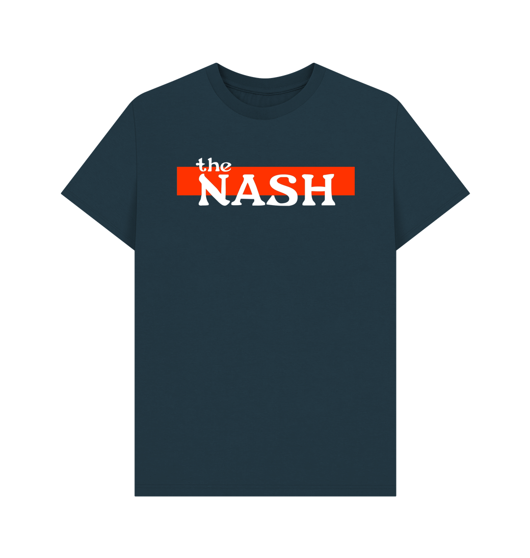 Denim Blue Printed T-shirt Front