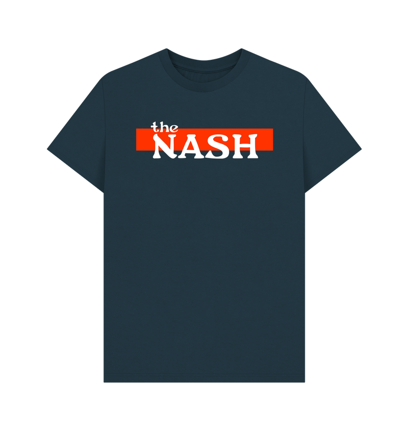 Denim Blue Printed T-shirt Front