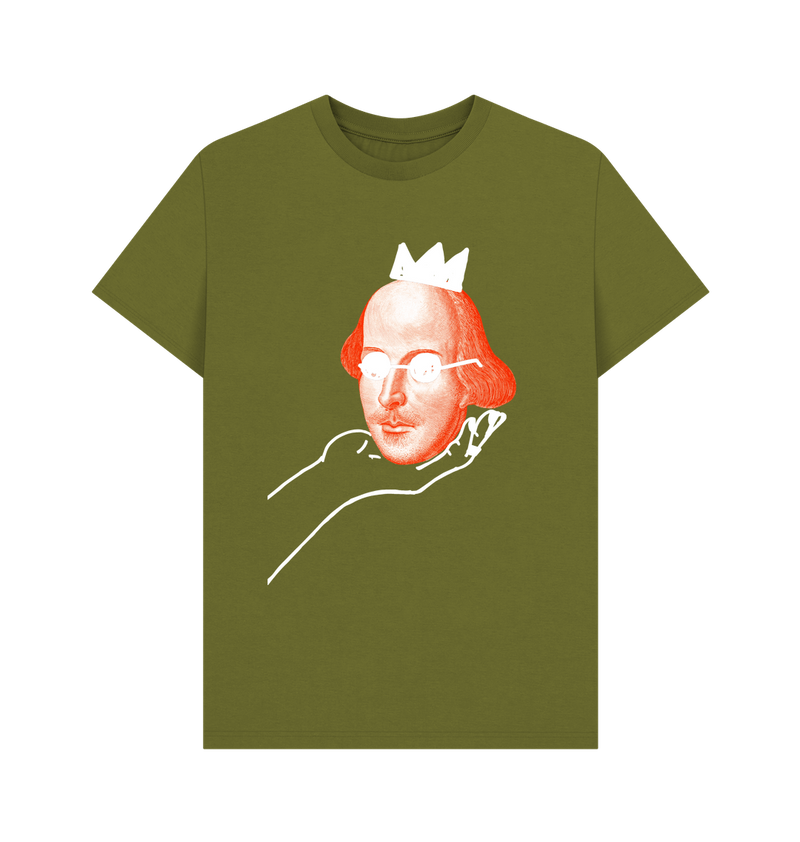 Moss Green Printed T-shirt