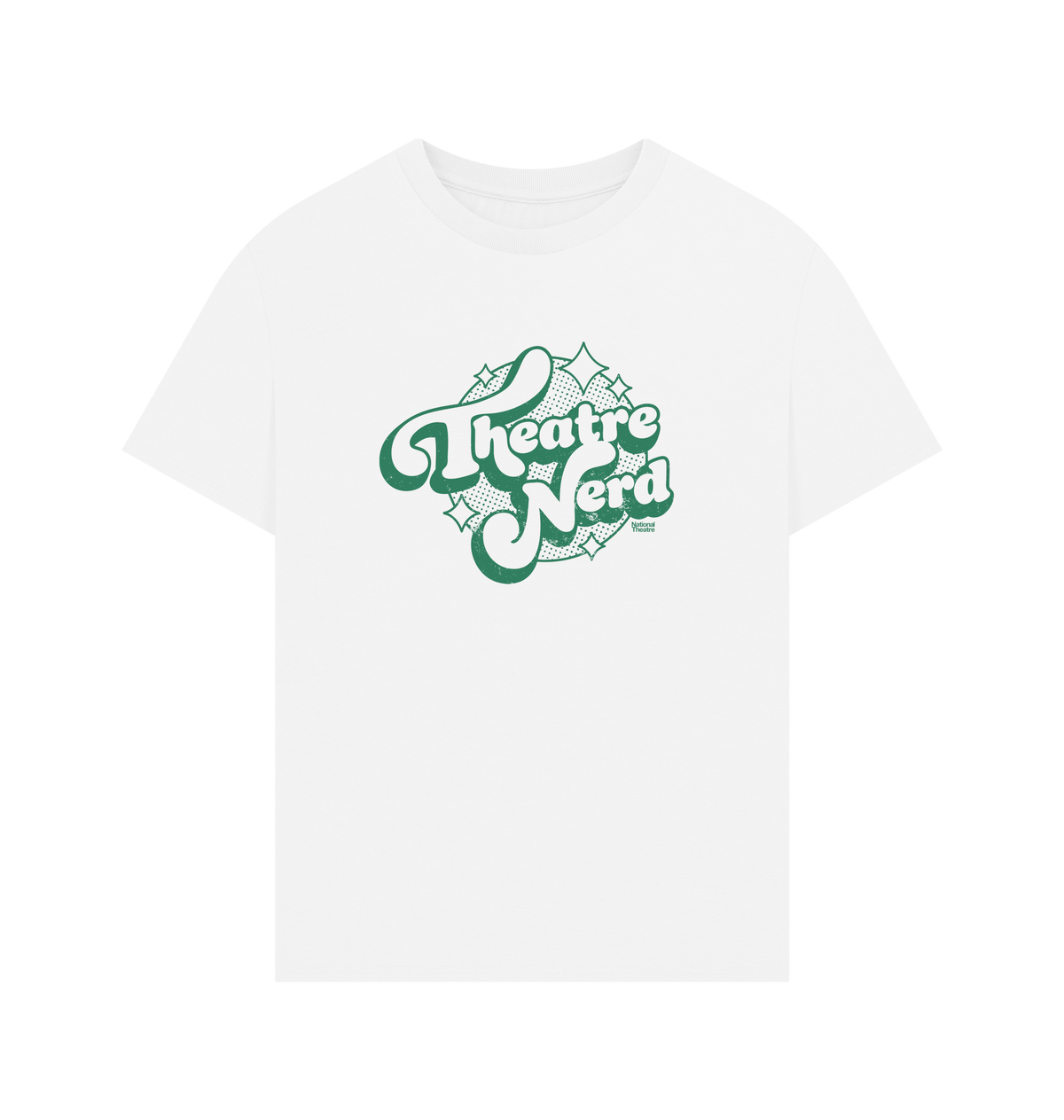 White Printed T-shirt Front