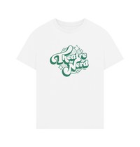 White Printed T-shirt Front