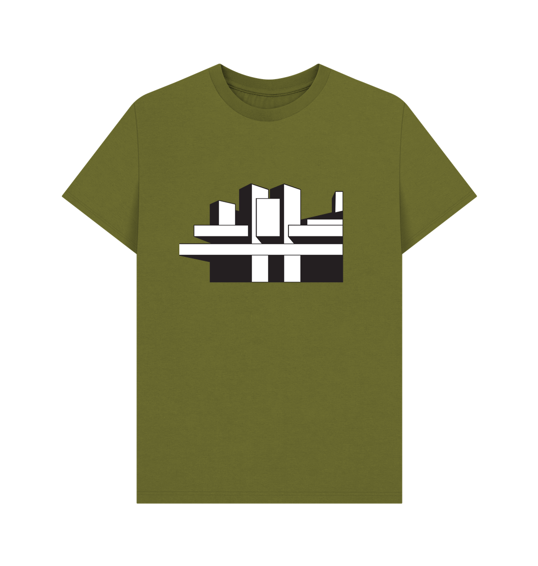 Moss Green Printed T-shirt