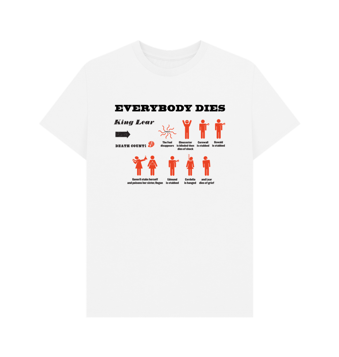 White Printed T-shirt Front