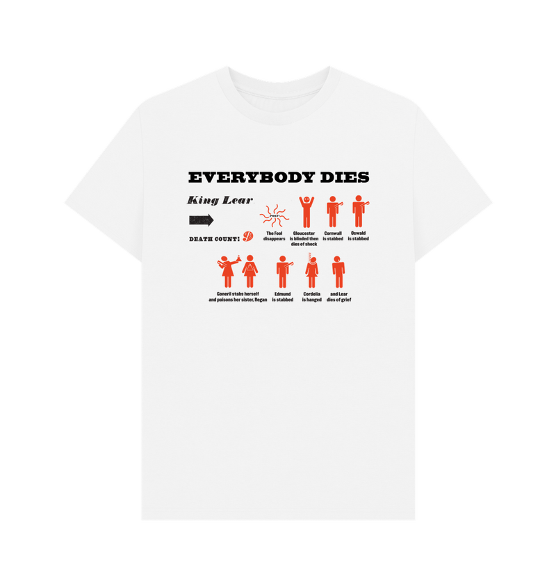 White Printed T-shirt Front