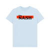 Sky Blue Printed T-shirt Front