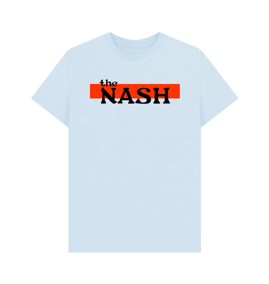 Sky Blue Printed T-shirt Front