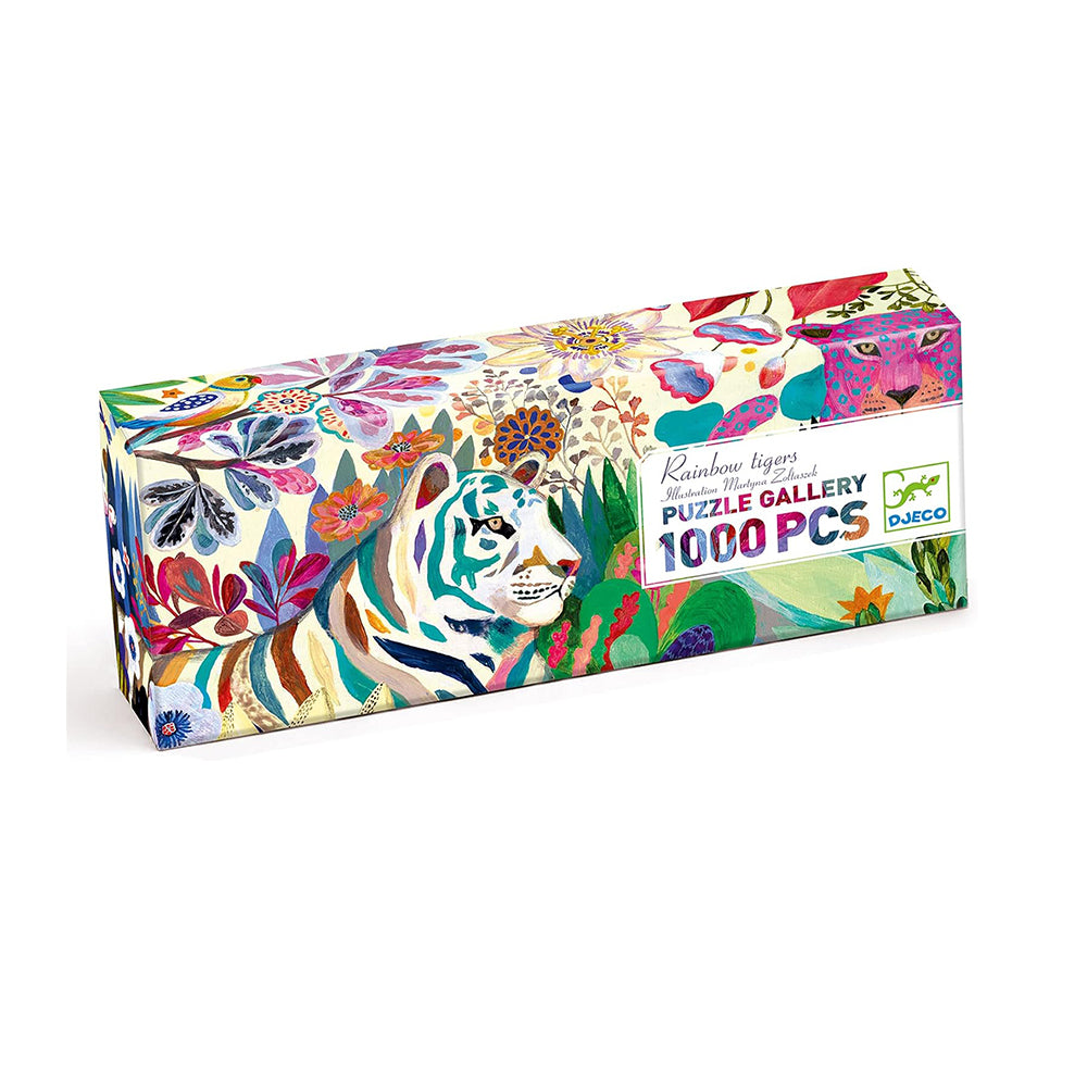 Rainbow Tigers Jigsaw - 1000 piece puzzle