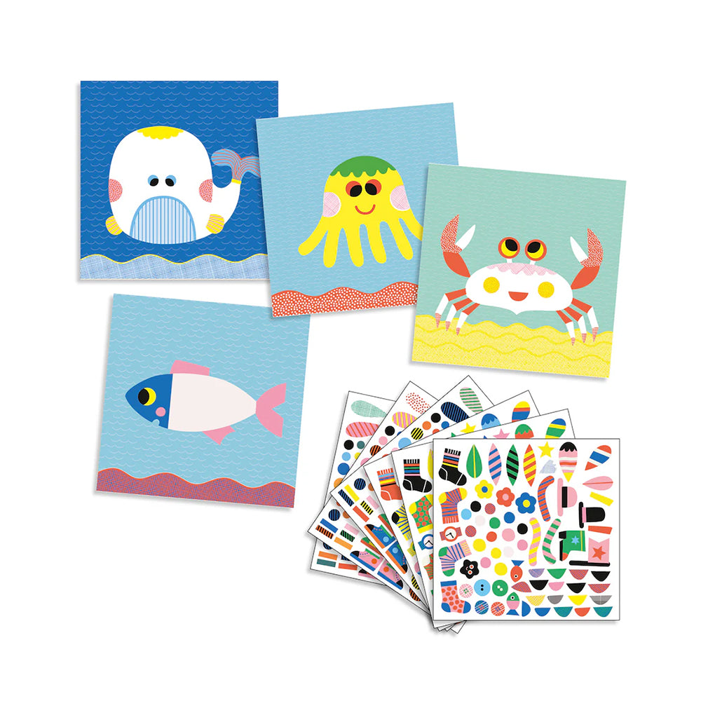 Create with Stickers - Sea Creatures