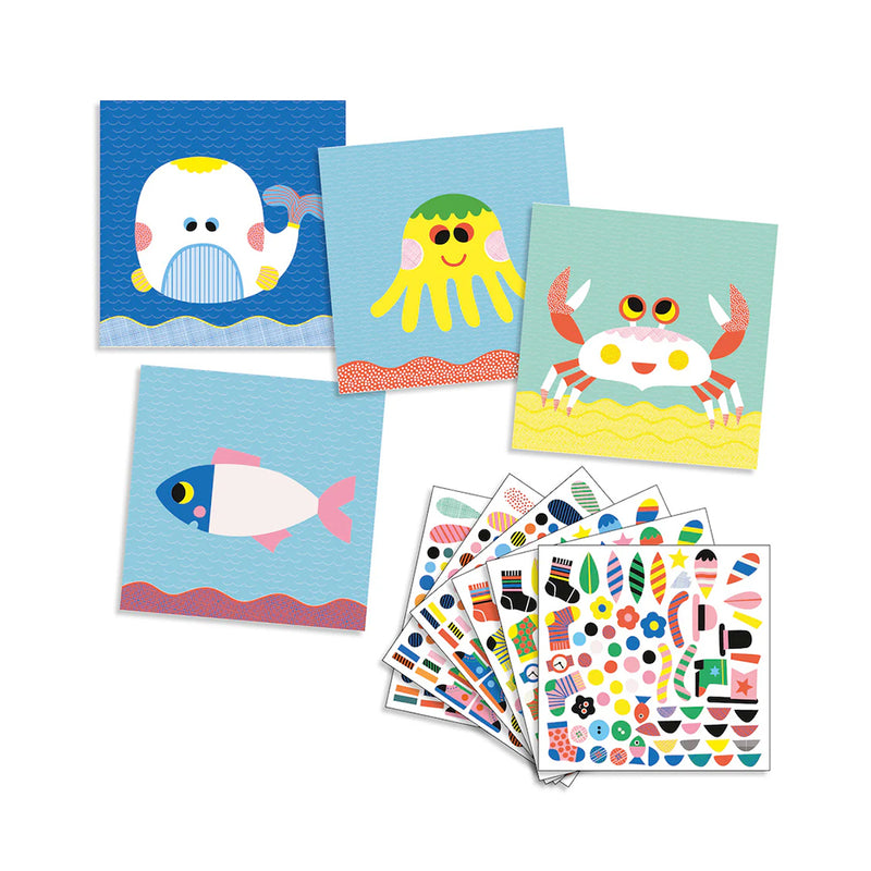 Create with Stickers - Sea Creatures