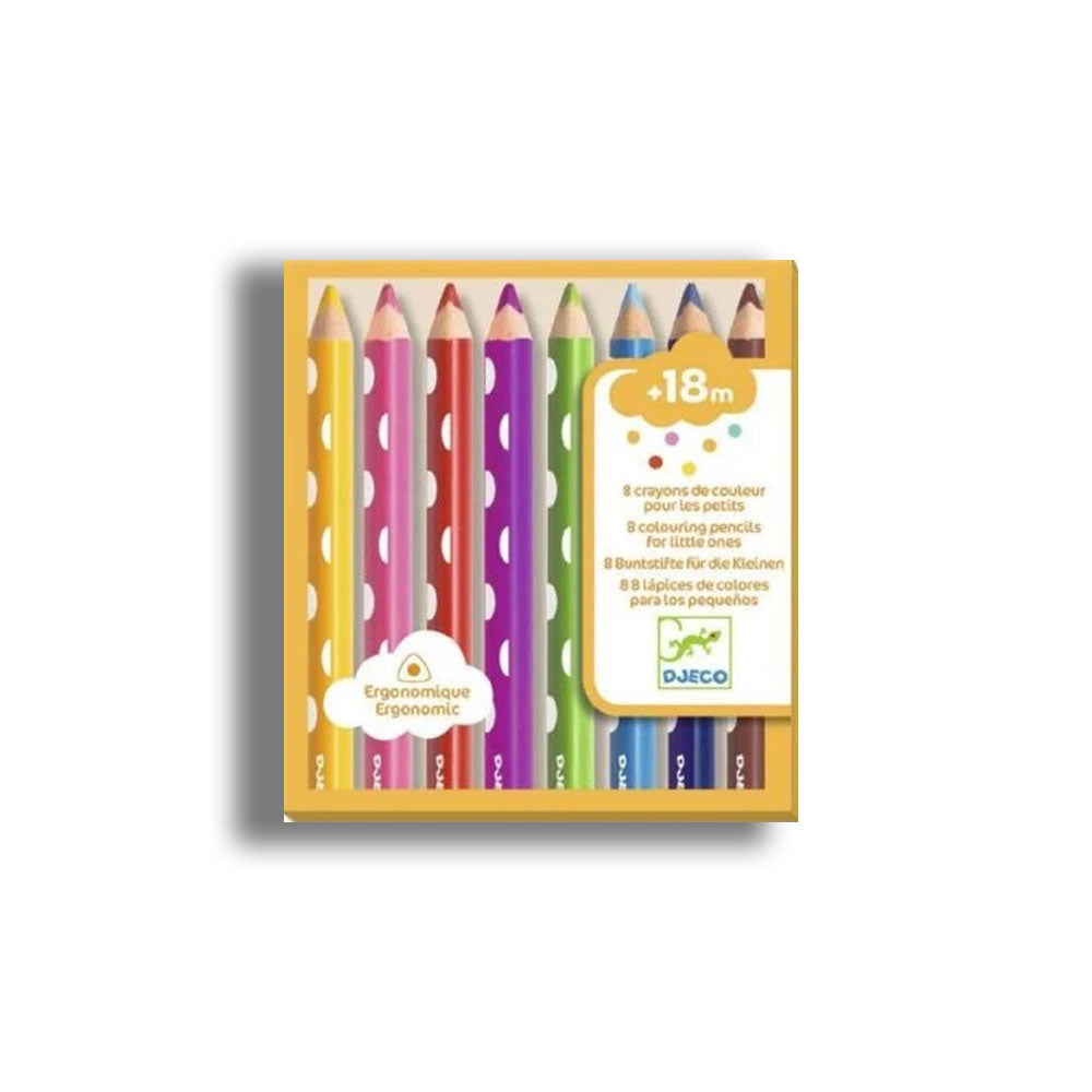 Colouring Pencils for Little Ones - Pack of 8