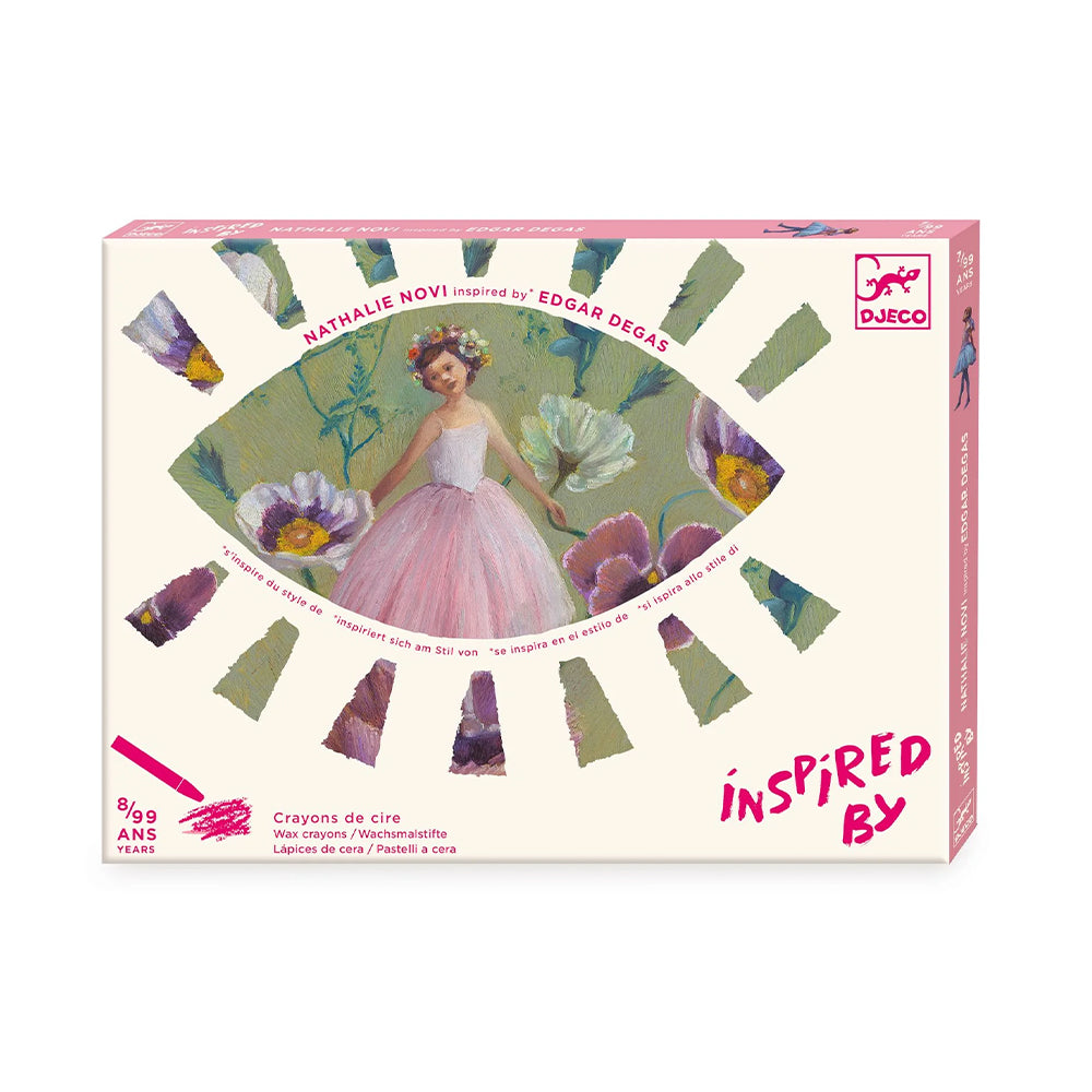 Pastel Crayon Set - Ballerinas