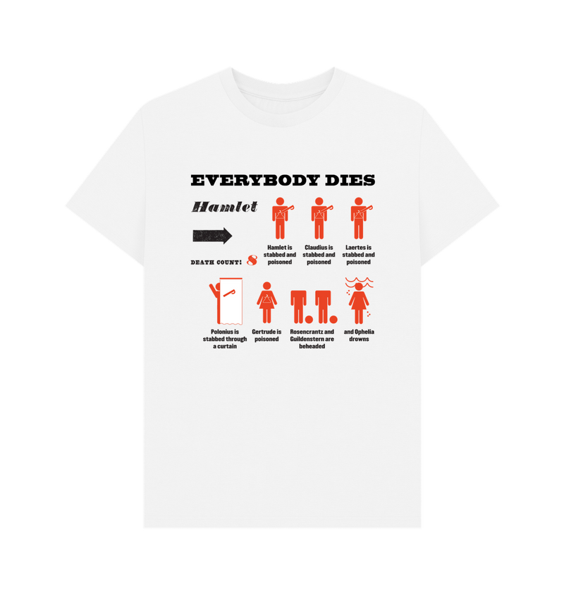 White Printed T-shirt Front