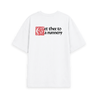 White Printed T-shirt Back