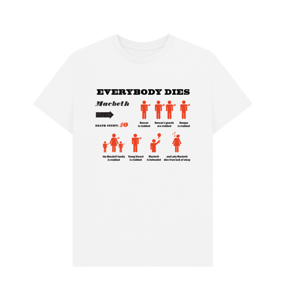 White Printed T-shirt Front