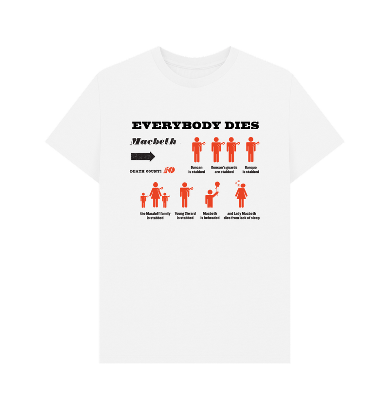 White Printed T-shirt Front