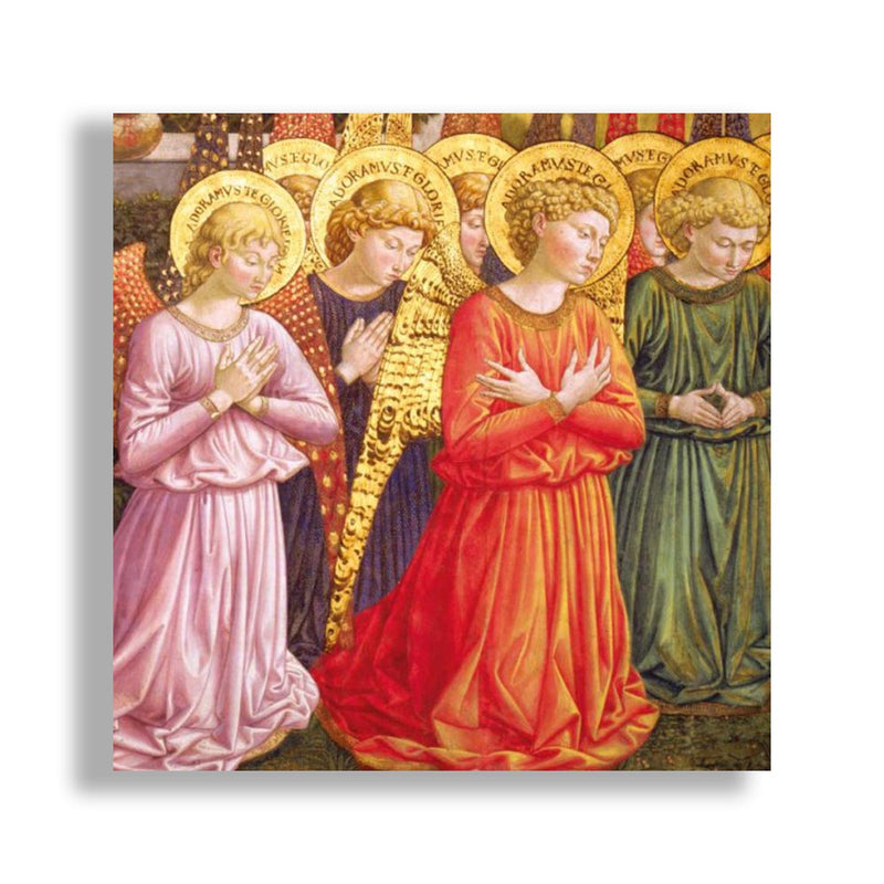 Adoring Angels Christmas Cards - Pack of 8