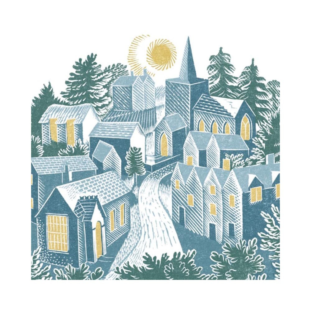 The Village Christmas Cards - Pack of 5