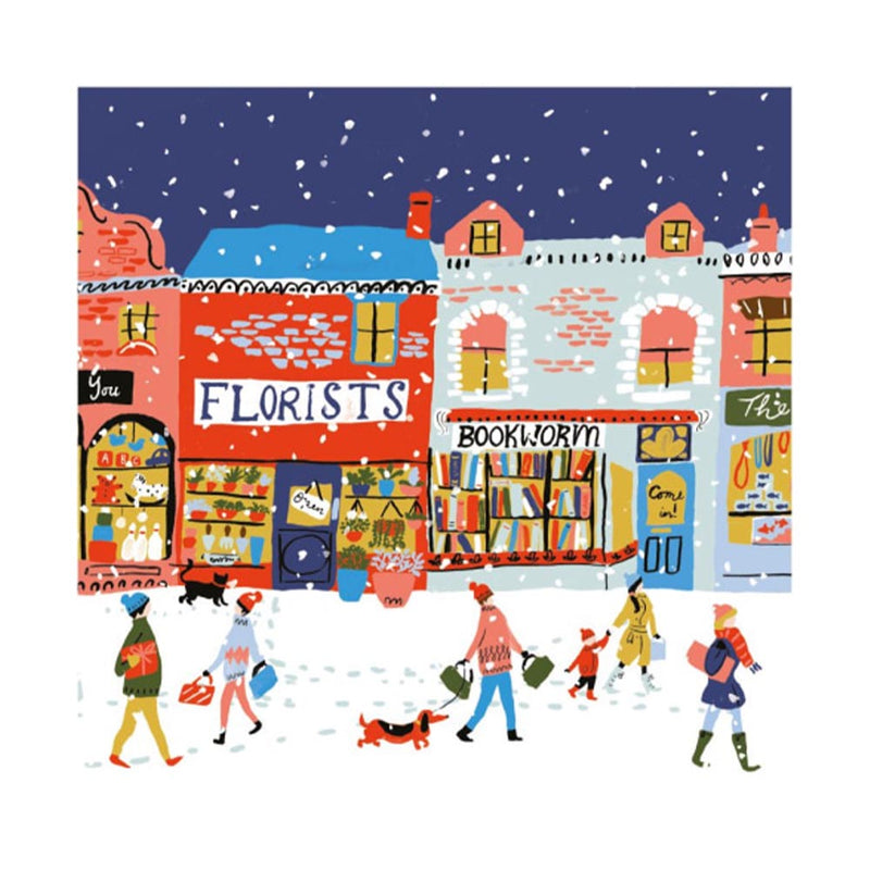 Late Night Shopping Christmas Cards - Pack of 8