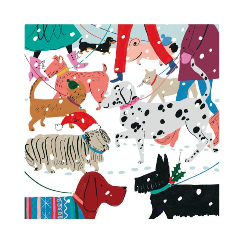 Snowy Paws Christmas Cards - Pack of 8