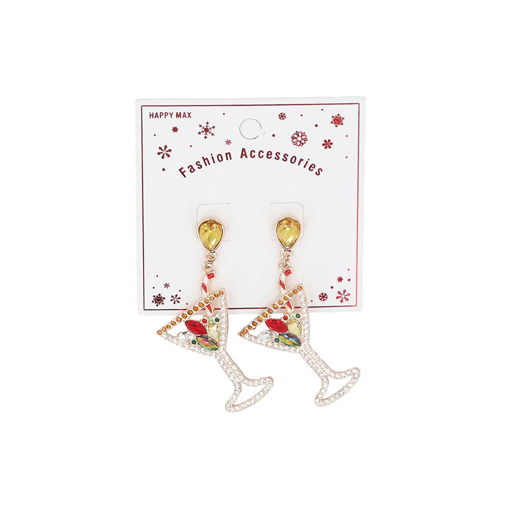 Christmas Cocktail Earrings