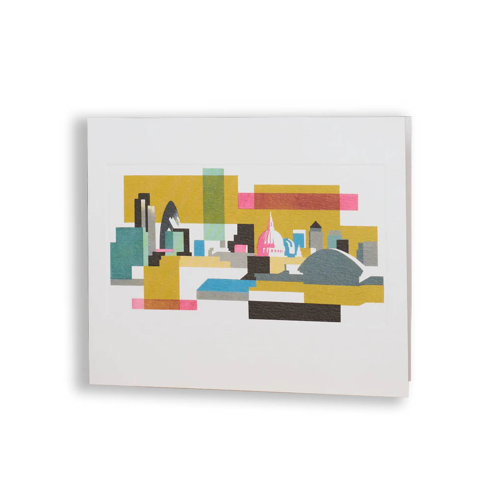 Cityscape III Greetings Card