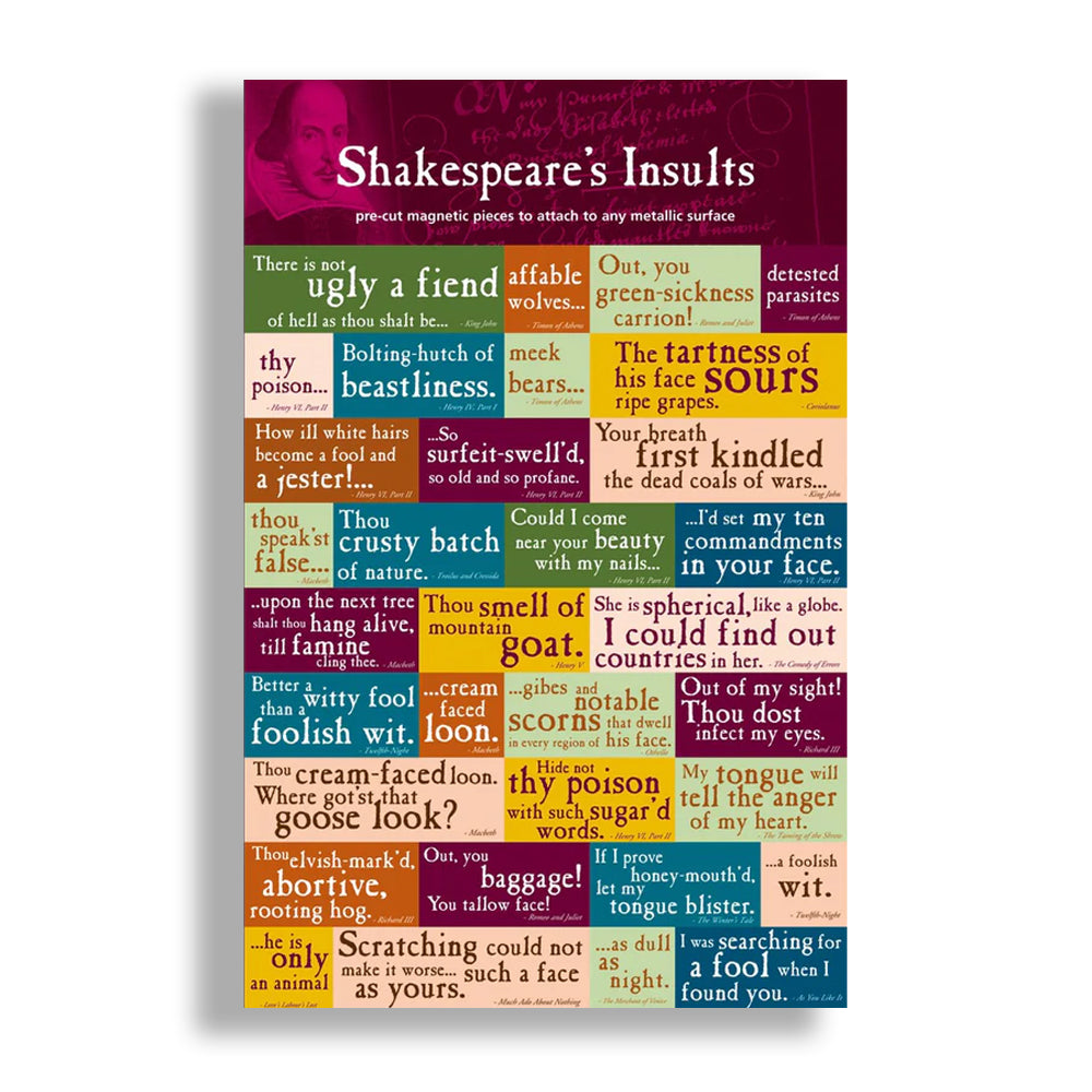 Shakespeare's Insults Magnets