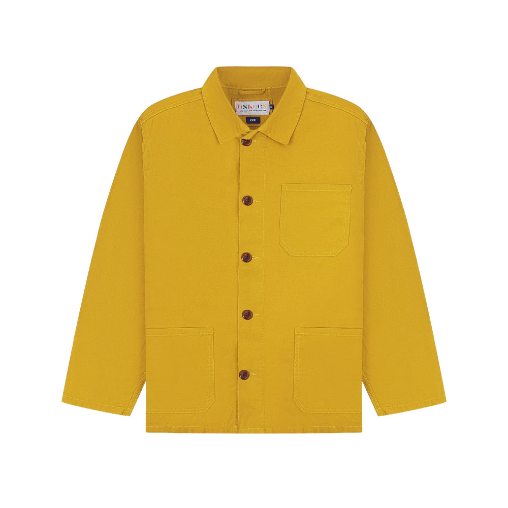 Cotton Workwear Jacket - Yellow
