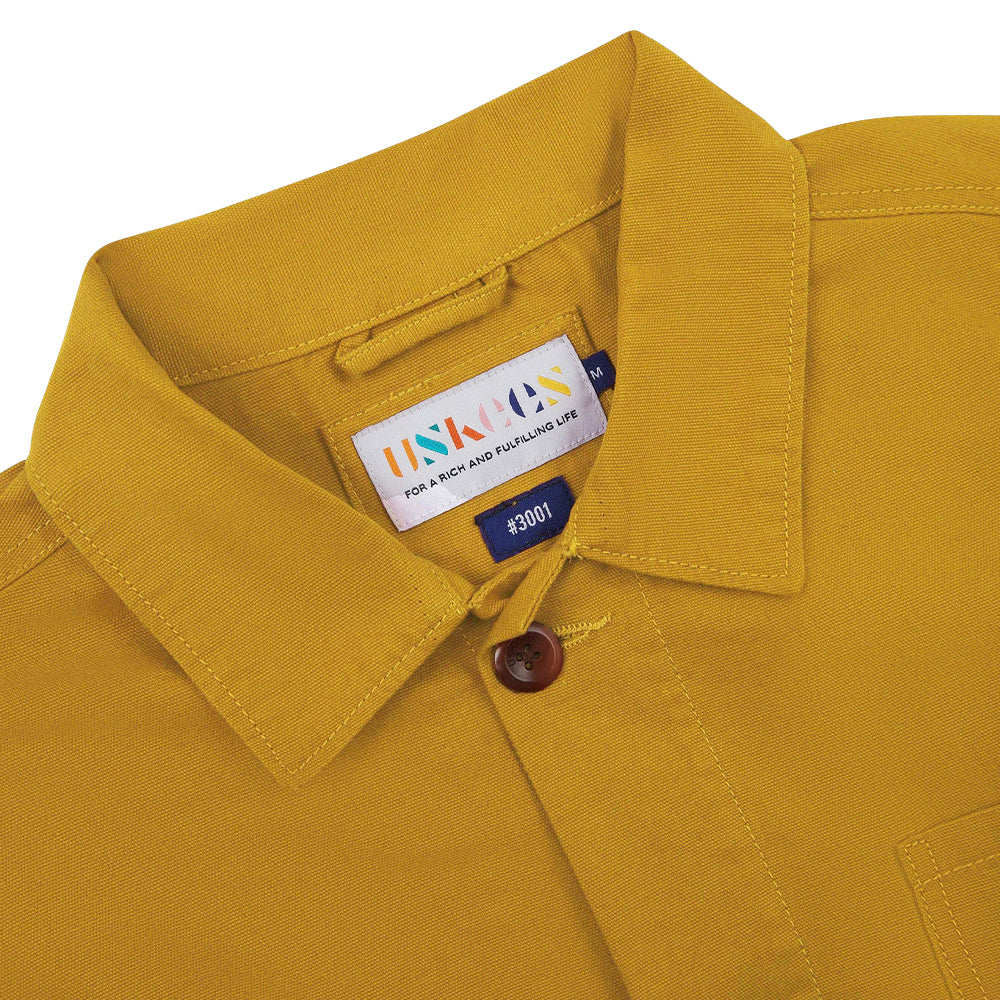 Cotton Workwear Jacket - Yellow