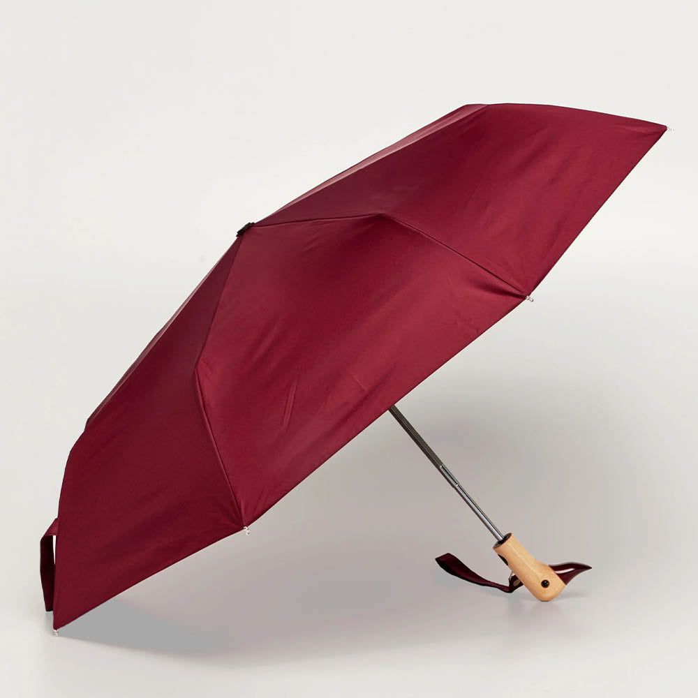 Eco-Friendly Compact Duckhead Umbrella - Cherry