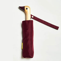 Eco-Friendly Compact Duckhead Umbrella - Cherry