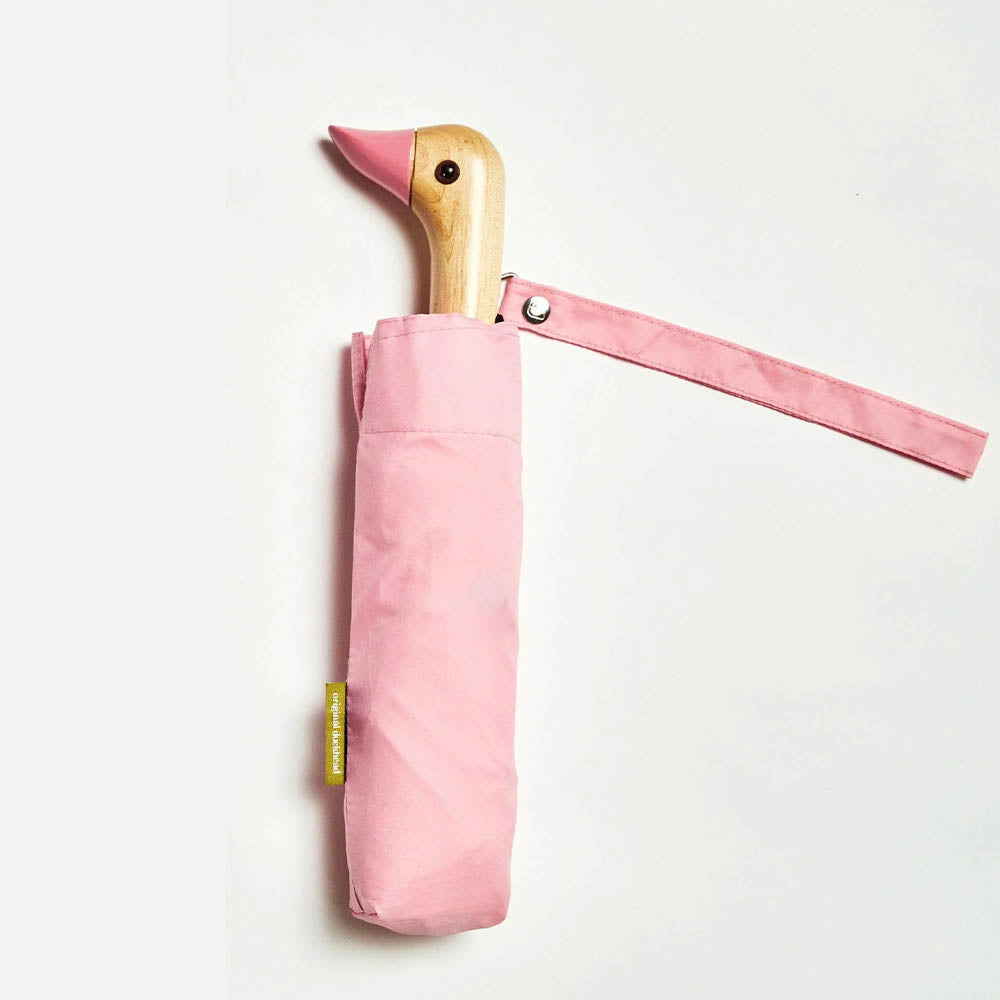 Eco-Friendly Compact Duckhead Umbrella - Pink