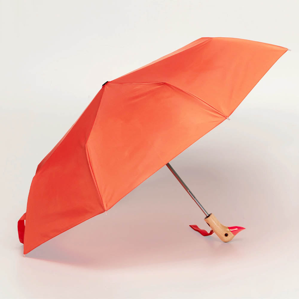 Eco-Friendly Compact Duckhead Umbrella - Peach