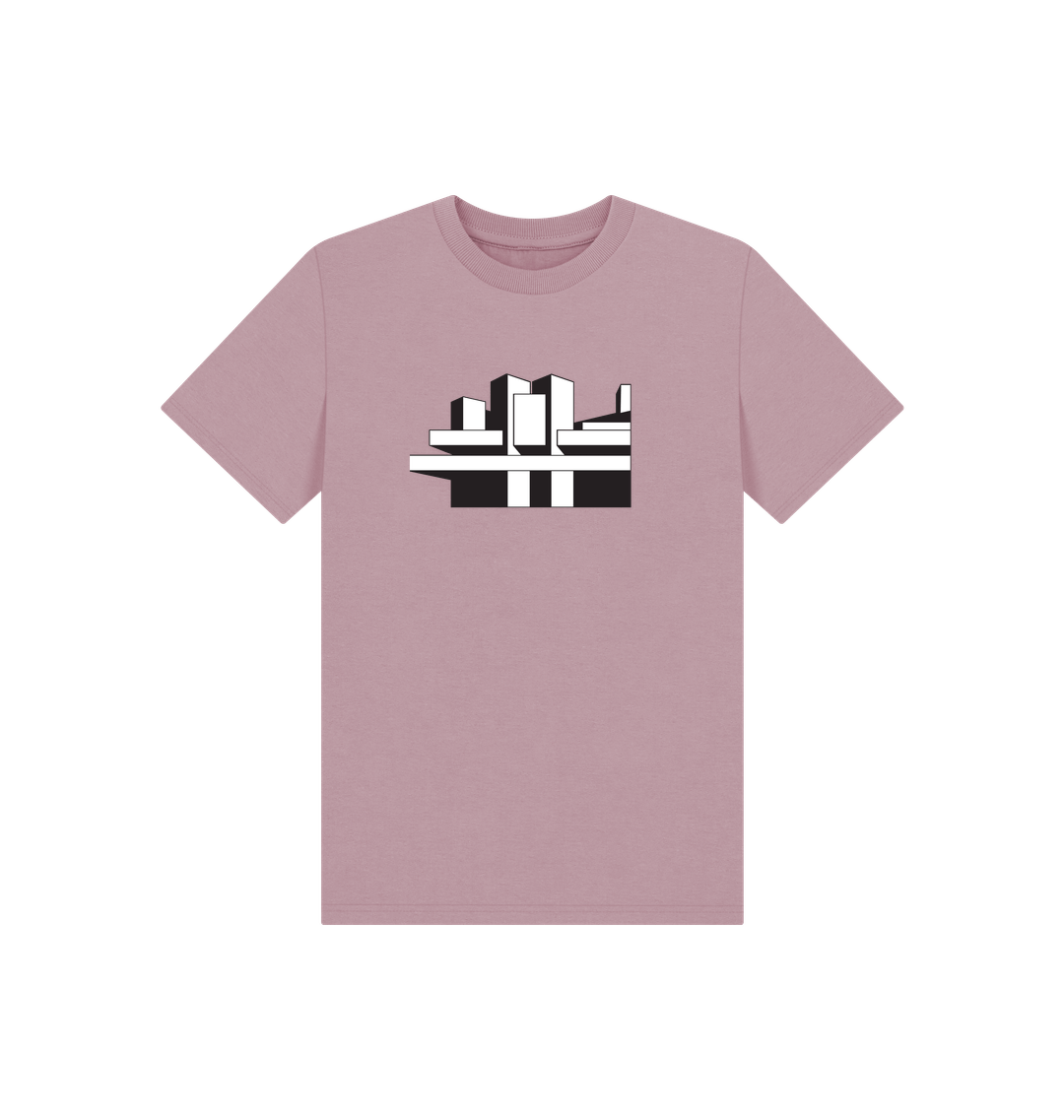 Mauve Printed Kids T-Shirt