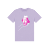 Soft Lilac Printed Kids T-Shirt Front