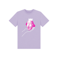 Soft Lilac Printed Kids T-Shirt Front